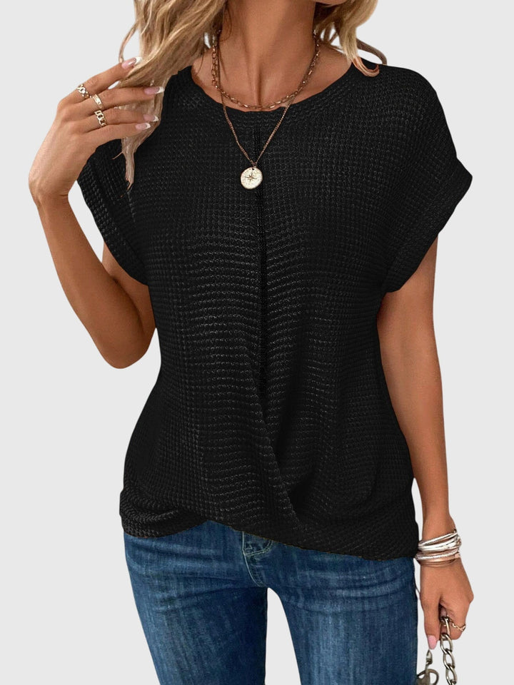 Isa | Blouse Élégante à Col Rond
