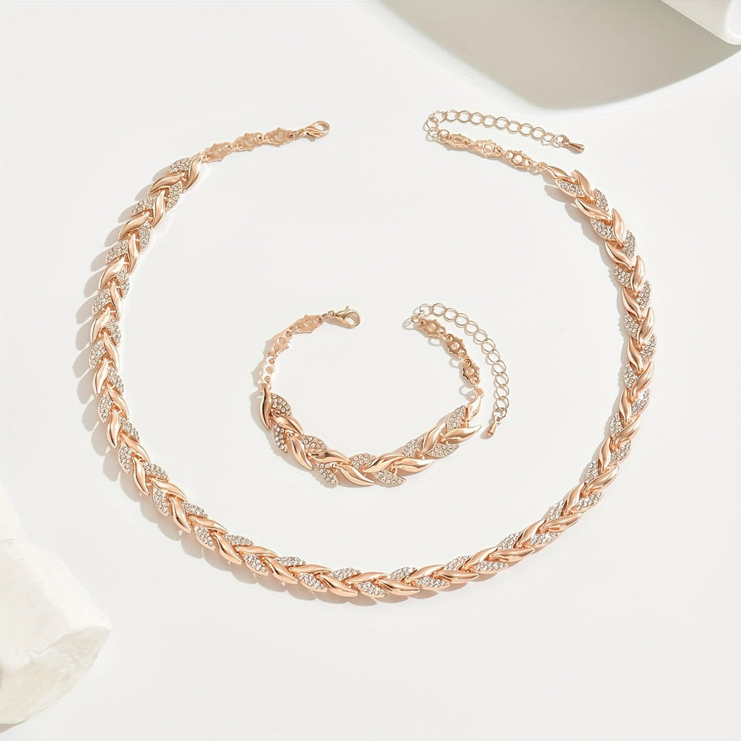 Sirena | Collier et Bracelet avec Éclat Élégant