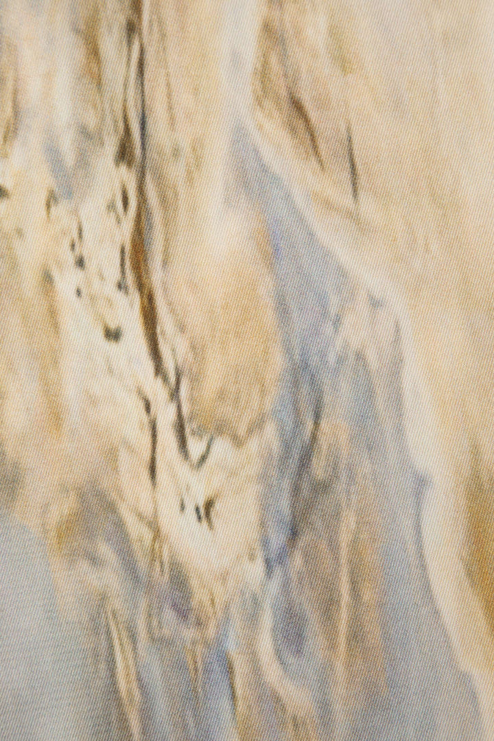 Inna | Pantalons Droits Taille Haute avec Imprimé Marbré