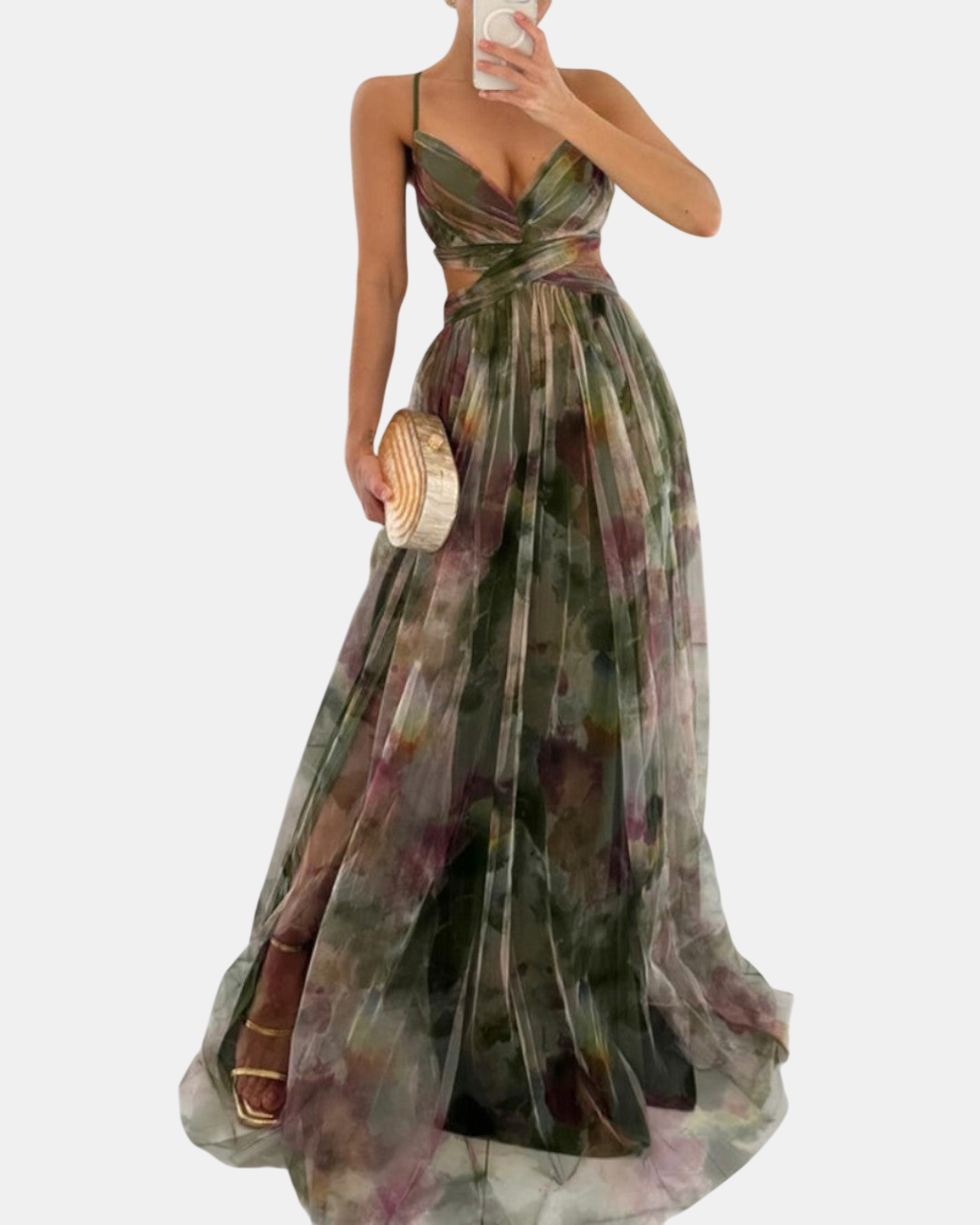 Julia | Robe Maxi Florale Élégante
