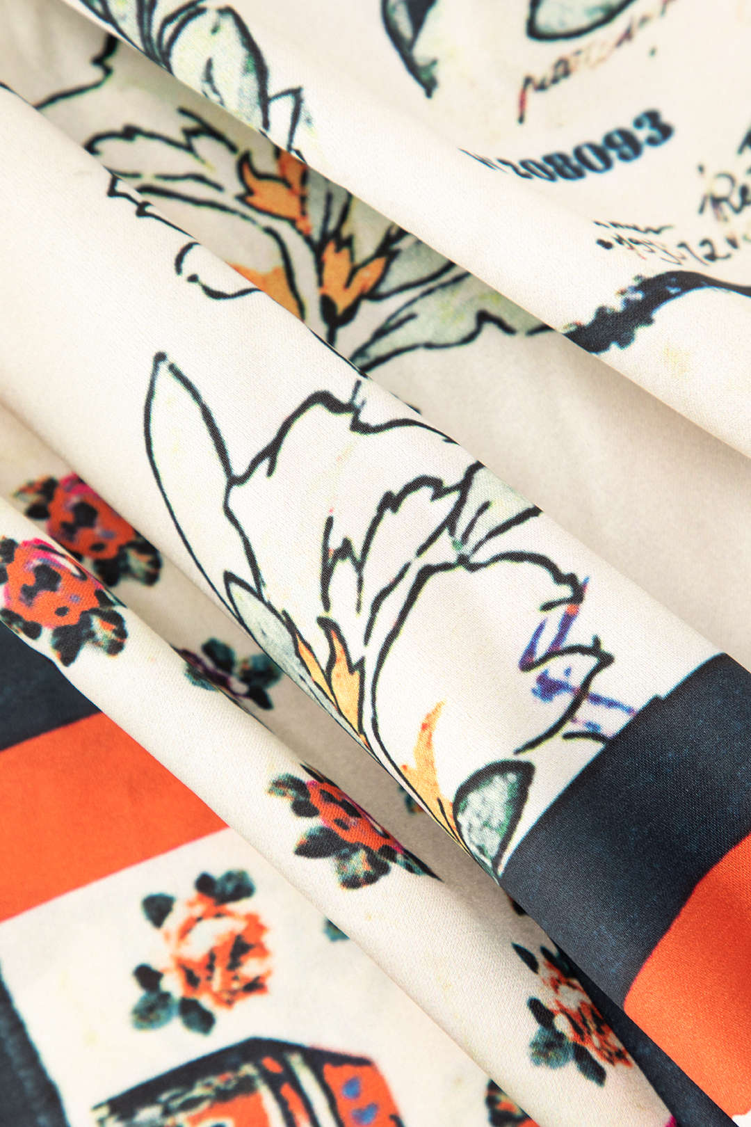 Arce | Pantalons Droits Taille Haute avec Imprimé Floral