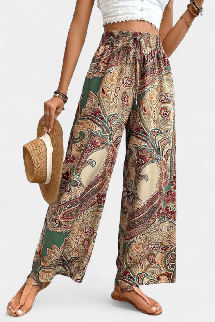 Vitoria | Pantalons d'Été à Jambes Amples