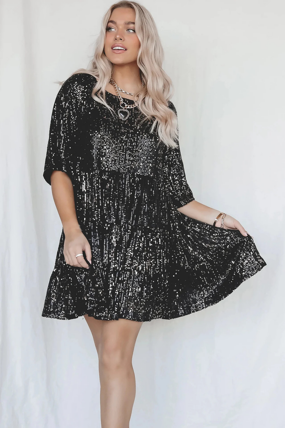Lilia™ | Robe de soirée élégante avec paillettes