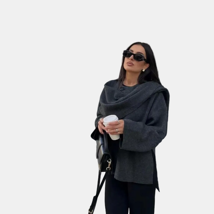 KALEIDE™ | MANTEAU ÉLÉGANT EN TISSU DE QUALITÉ