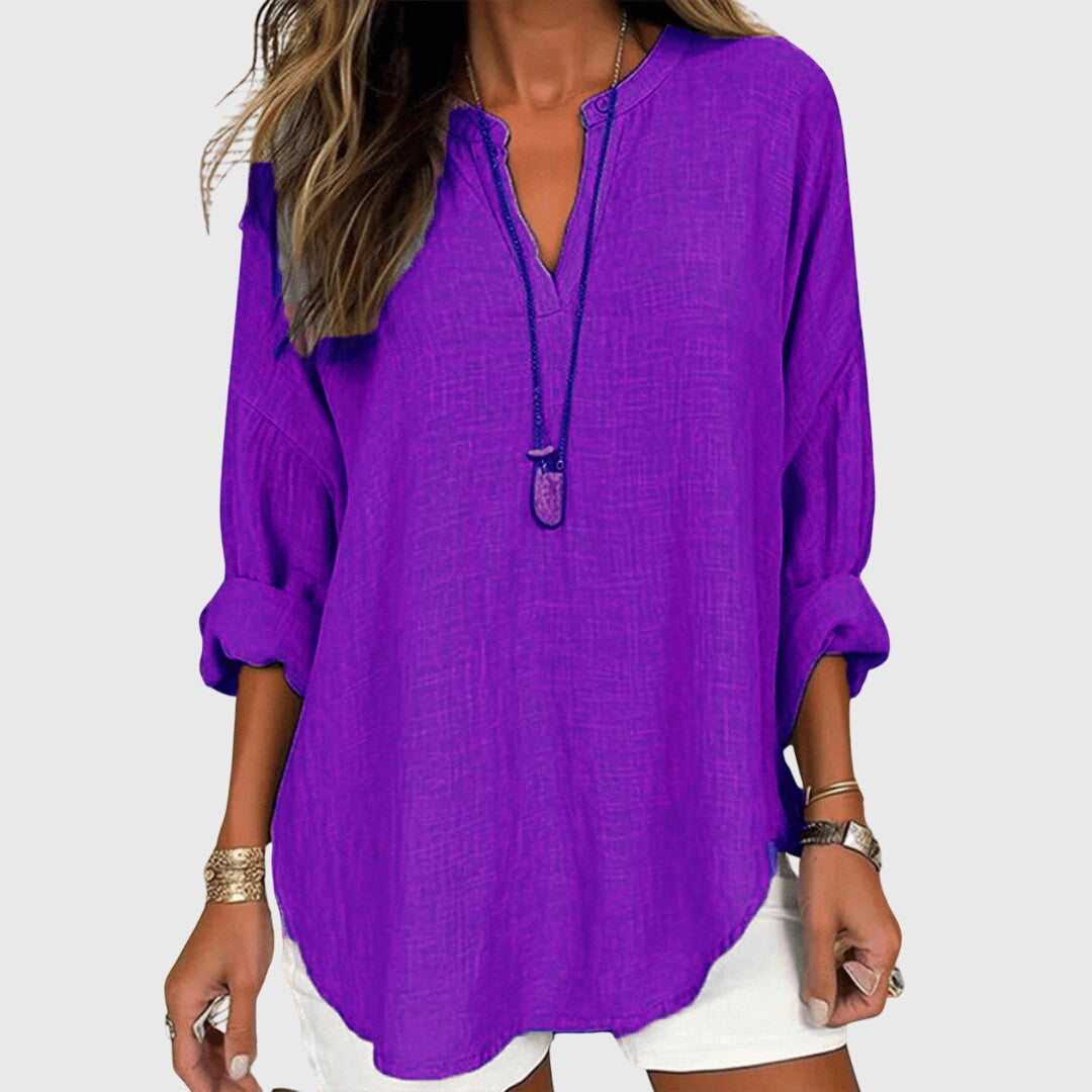 Lenara | Chemise de Plage Élégante et Fluide