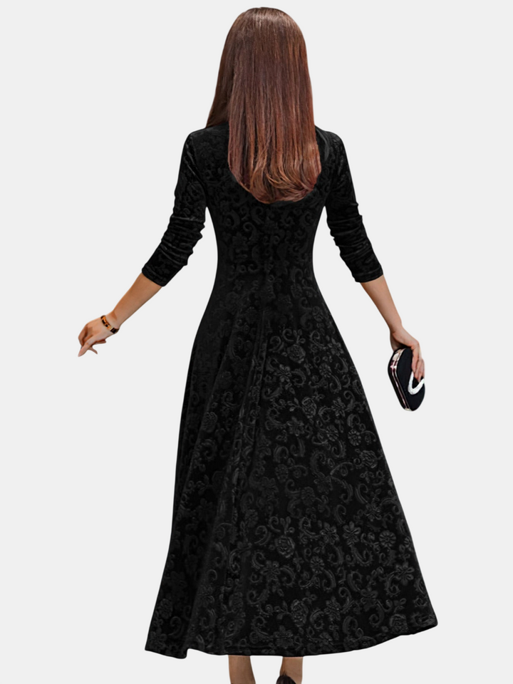 Denise | Robe en Velours Festif