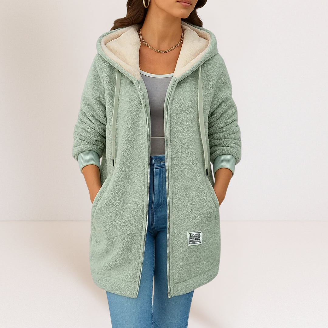 Maren | Veste en Peluche Élégante