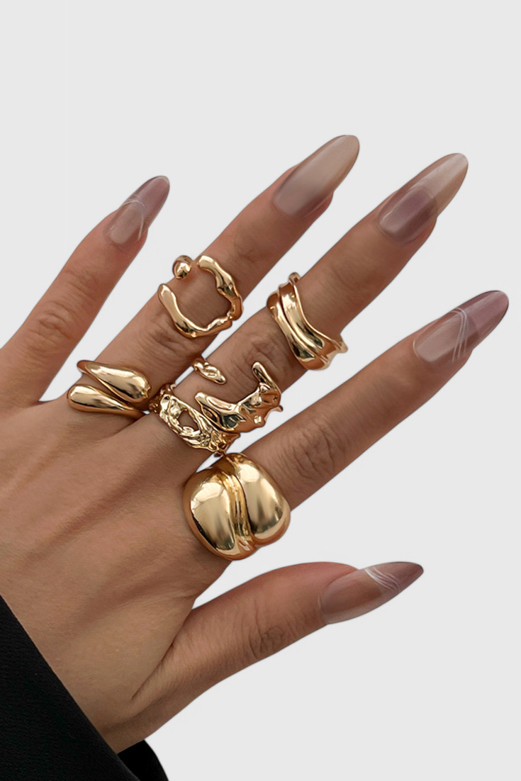 Bague Irregulière à Couches Multiples