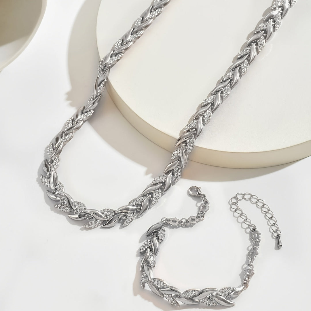 Sirena | Collier et Bracelet avec Éclat Élégant