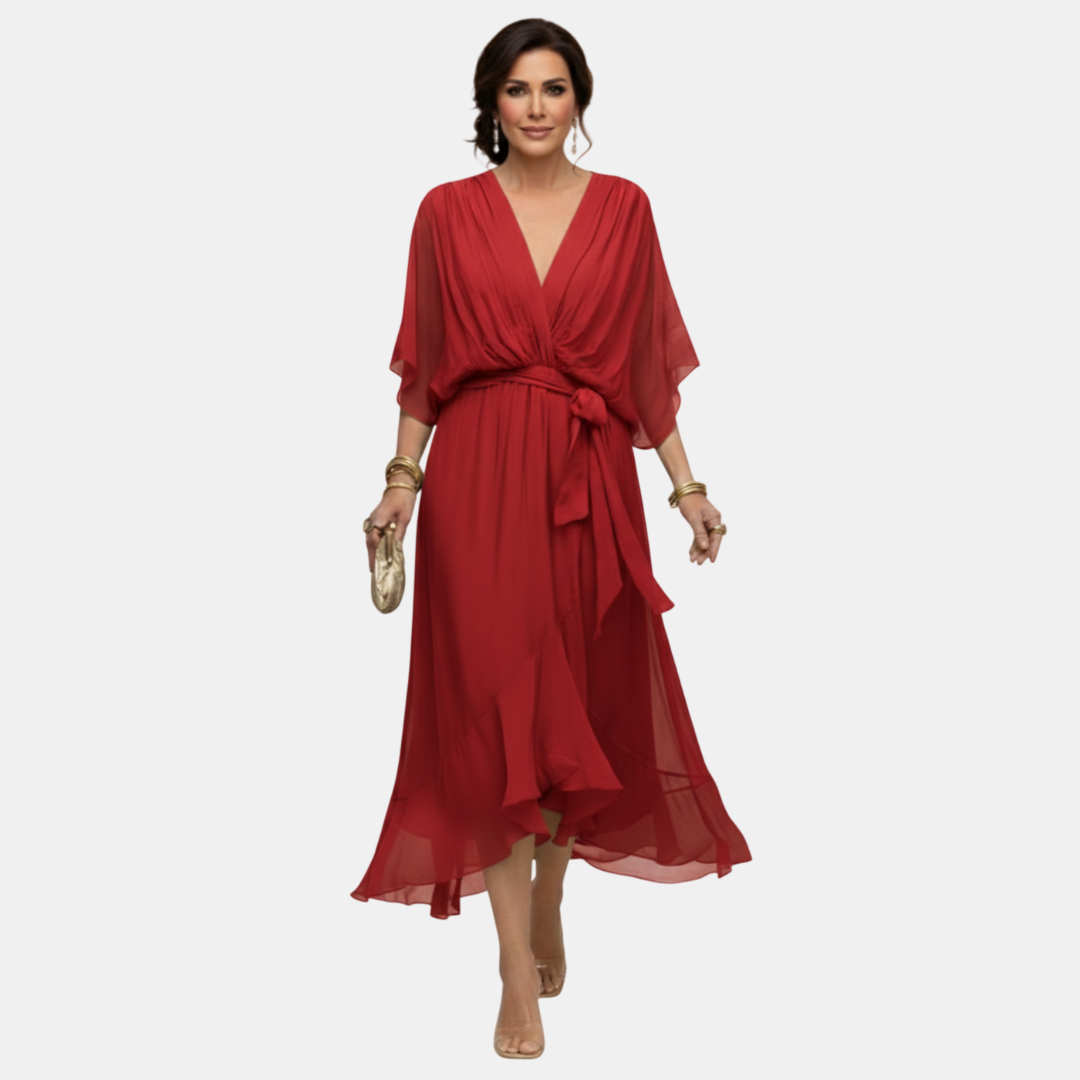Arabela | Robe Fluide avec Décolleté en V
