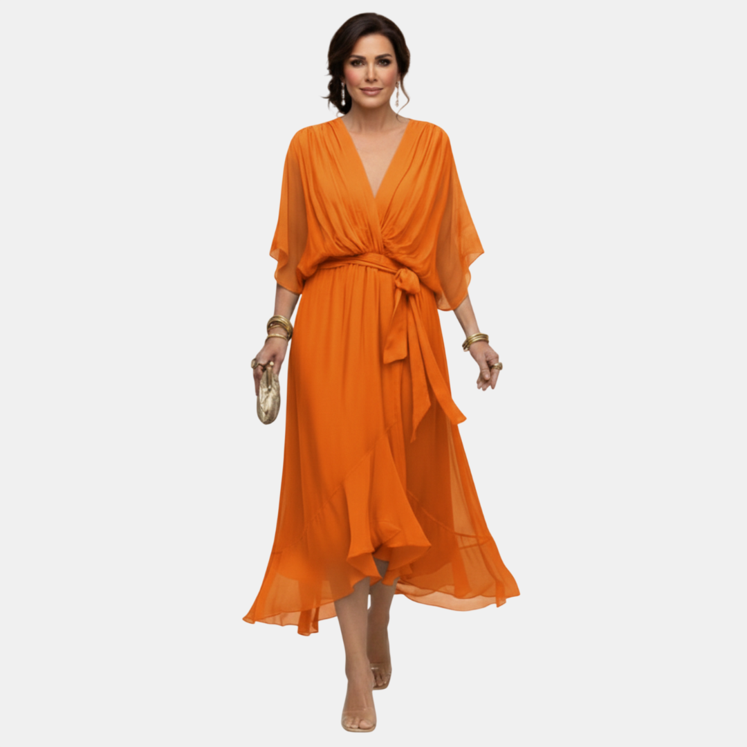 Arabela | Robe Fluide avec Décolleté en V