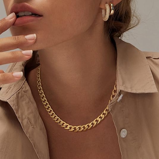 Collier Chunky Cuban Link | Dorado