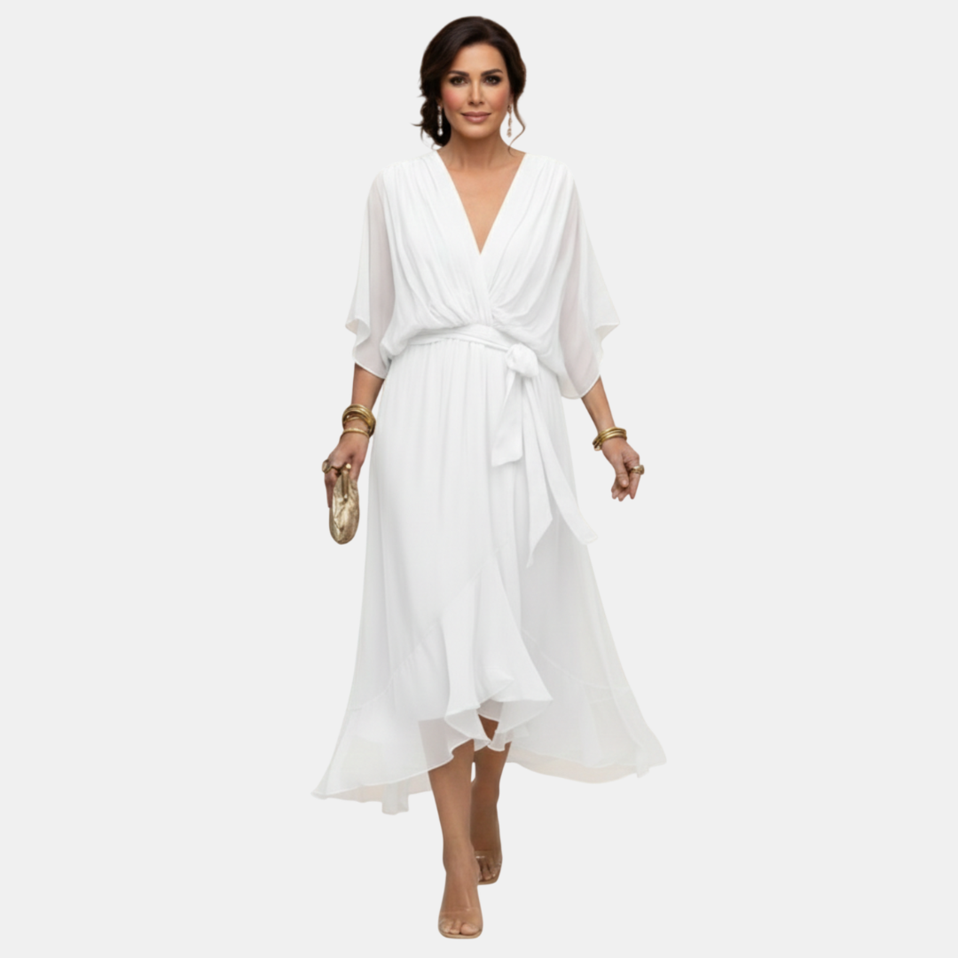 Arabela | Robe Fluide avec Décolleté en V