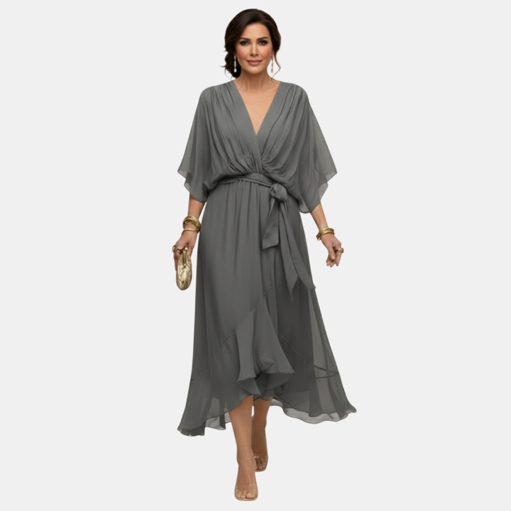 Arabela | Robe Fluide avec Décolleté en V