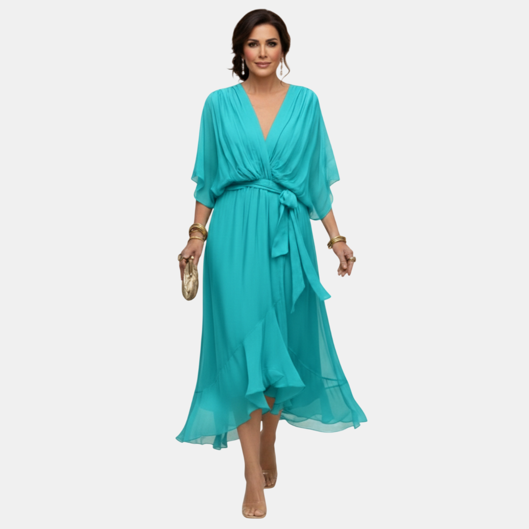 Arabela | Robe Fluide avec Décolleté en V