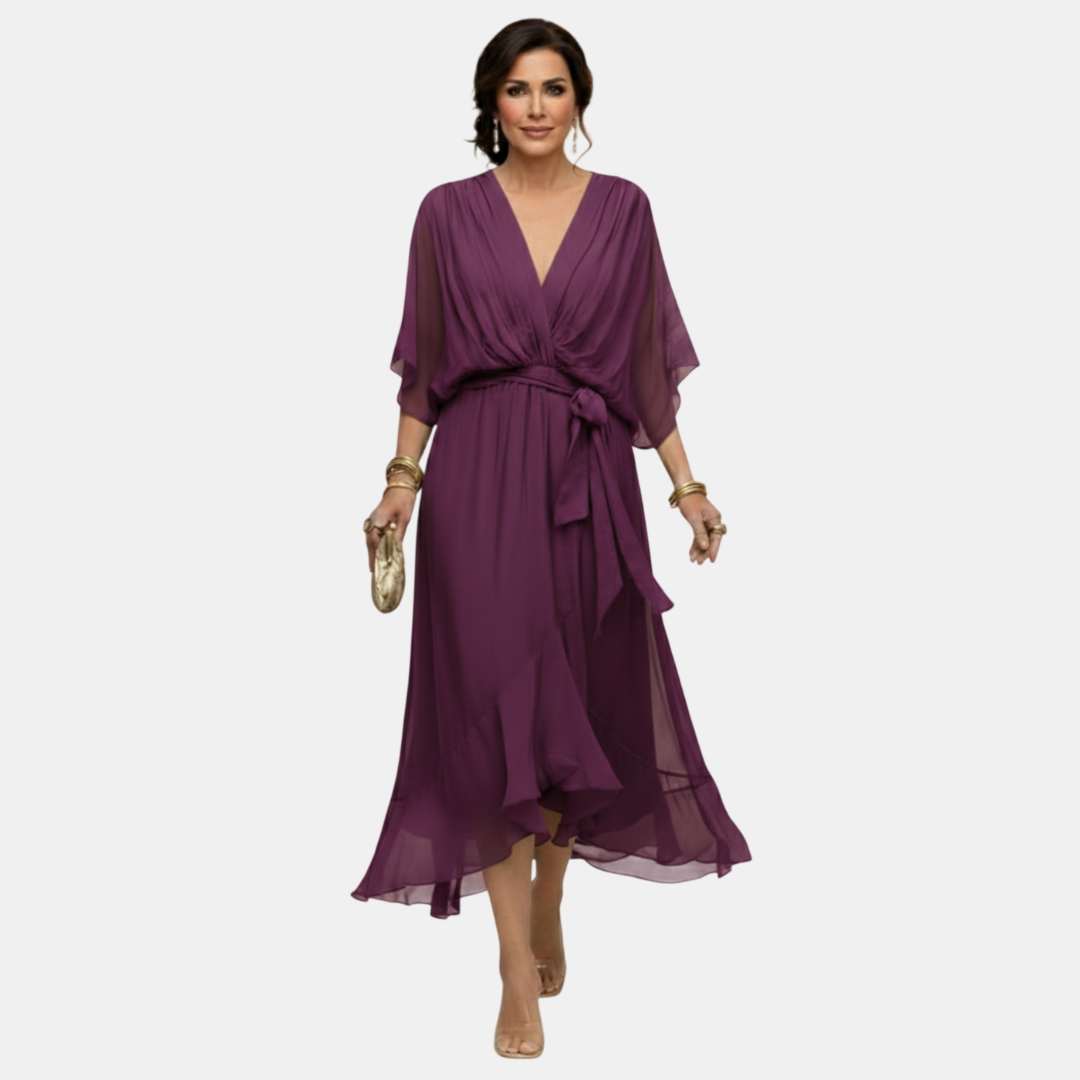 Arabela | Robe Fluide avec Décolleté en V