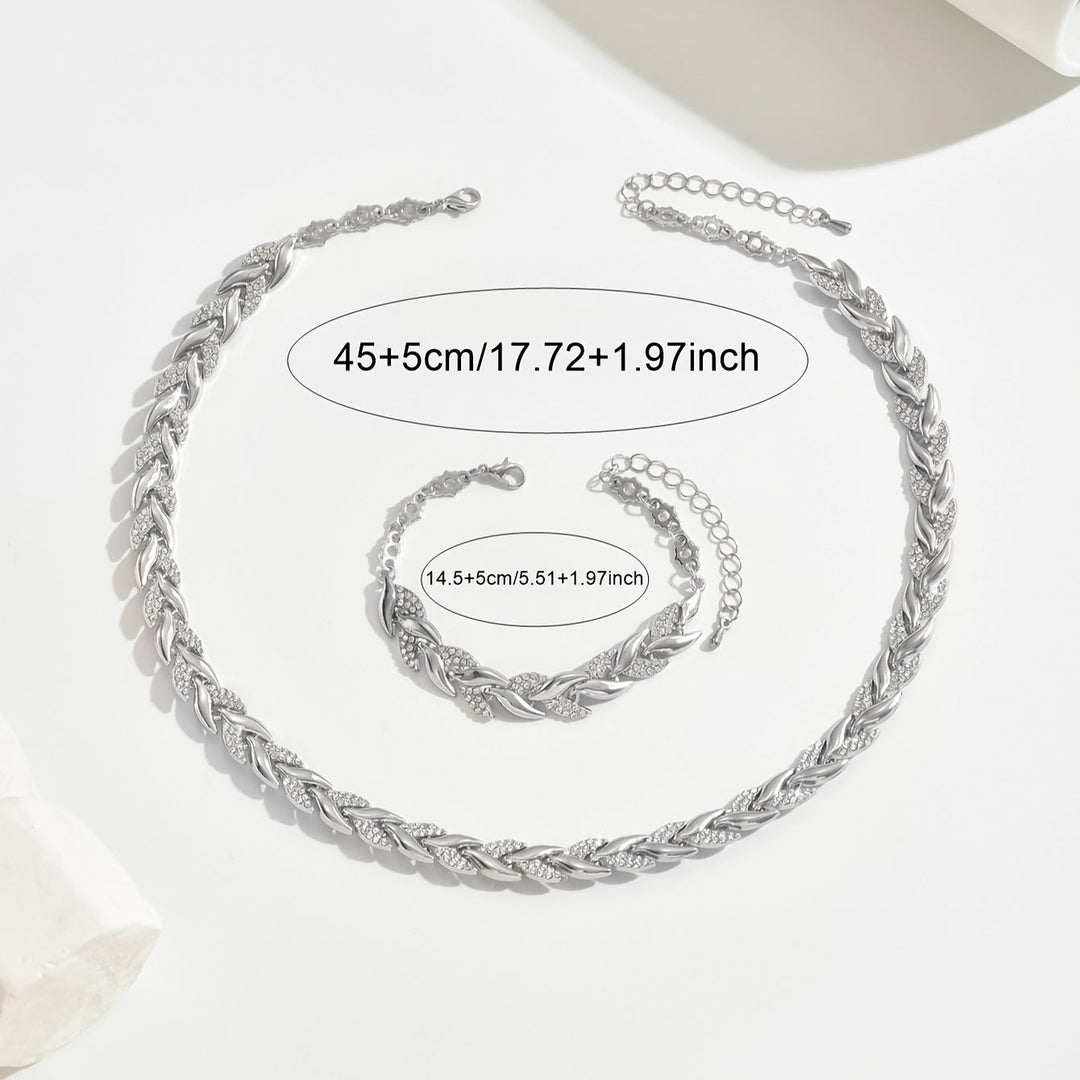 Sirena | Collier et Bracelet avec Éclat Élégant