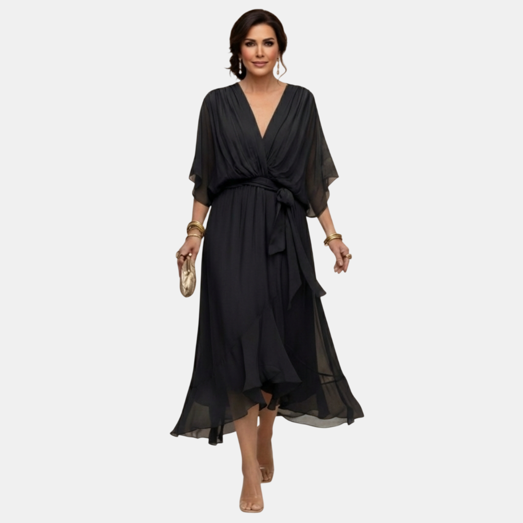 Arabela | Robe Fluide avec Décolleté en V