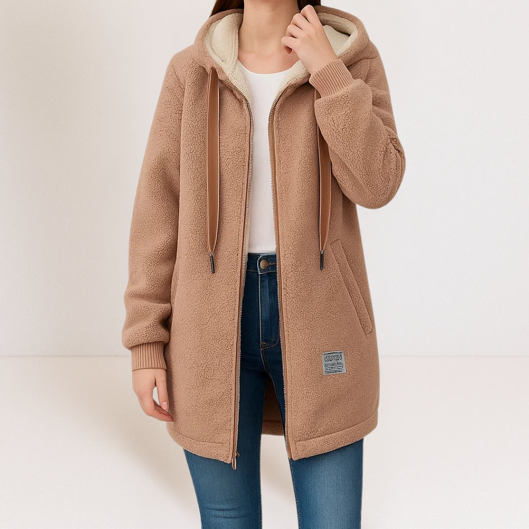 Maren | Veste en Peluche Élégante