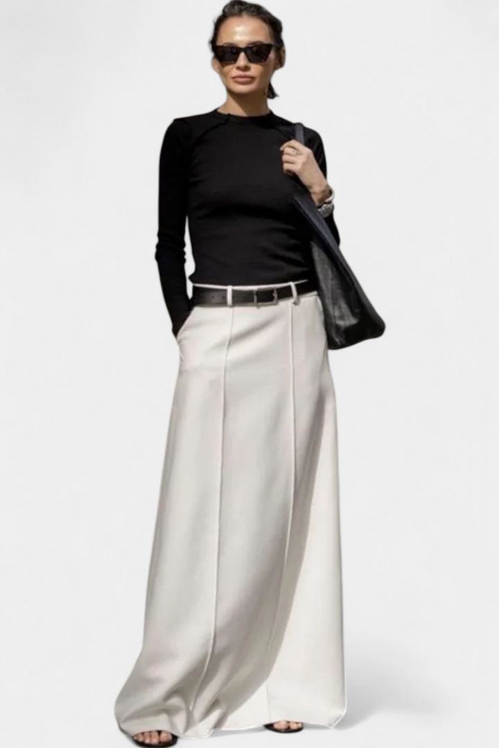 Ada | Jupe H-Line Unie au Style Urbain Moderne