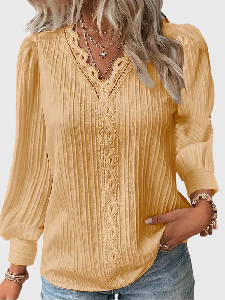 Andrea | Blouse Jersey Élégante
