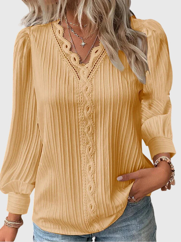Andrea | Blouse en Jersey Élégante