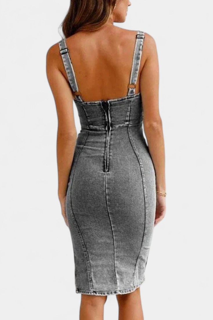 Janessa | Robe en Denim