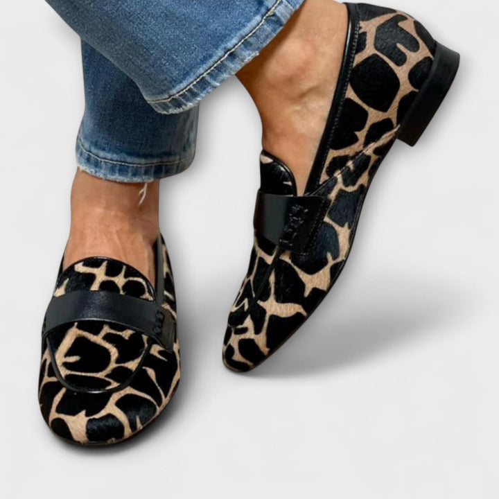Félanora | Mocassins orthopédiques avec imprimé animal