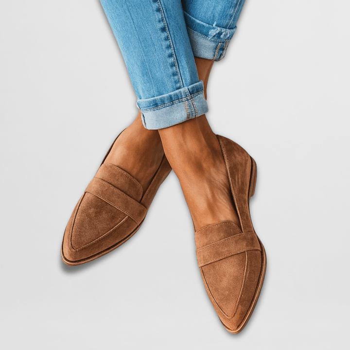 Helena | Chaussons orthopédiques en daim doux