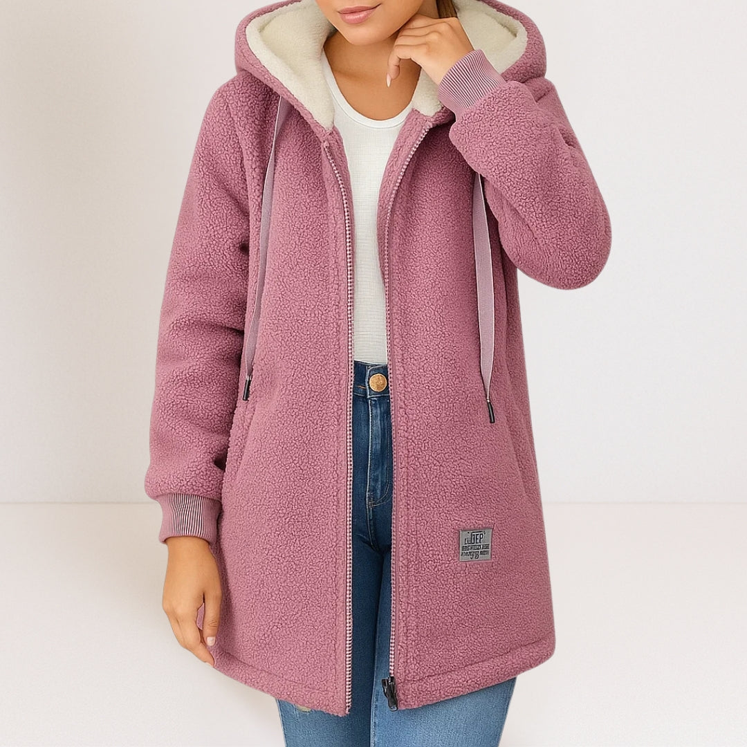 Maren | Veste en Peluche Élégante