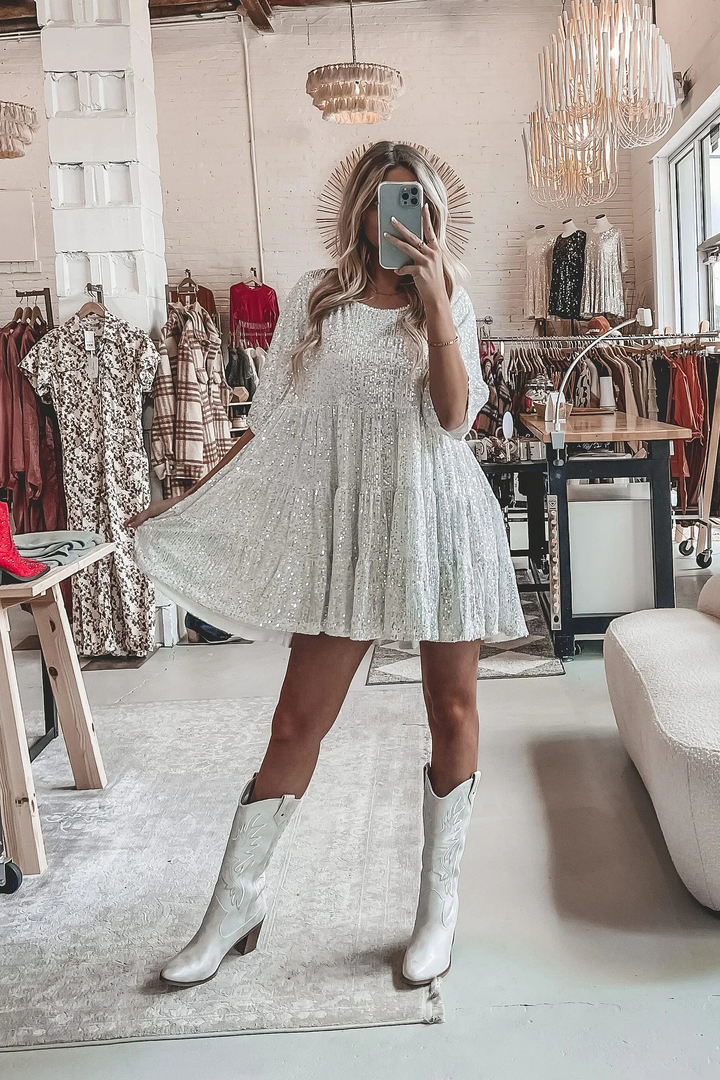 Lilia™ | Robe de soirée élégante avec paillettes