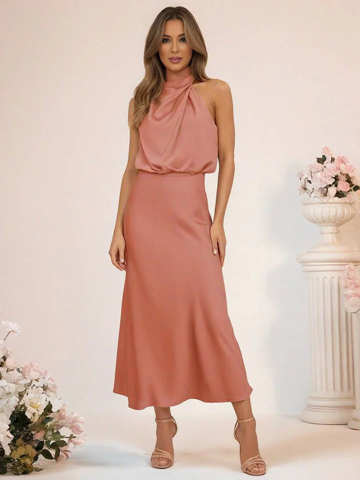 KANGANA | ROBE MAXI COL HALTER