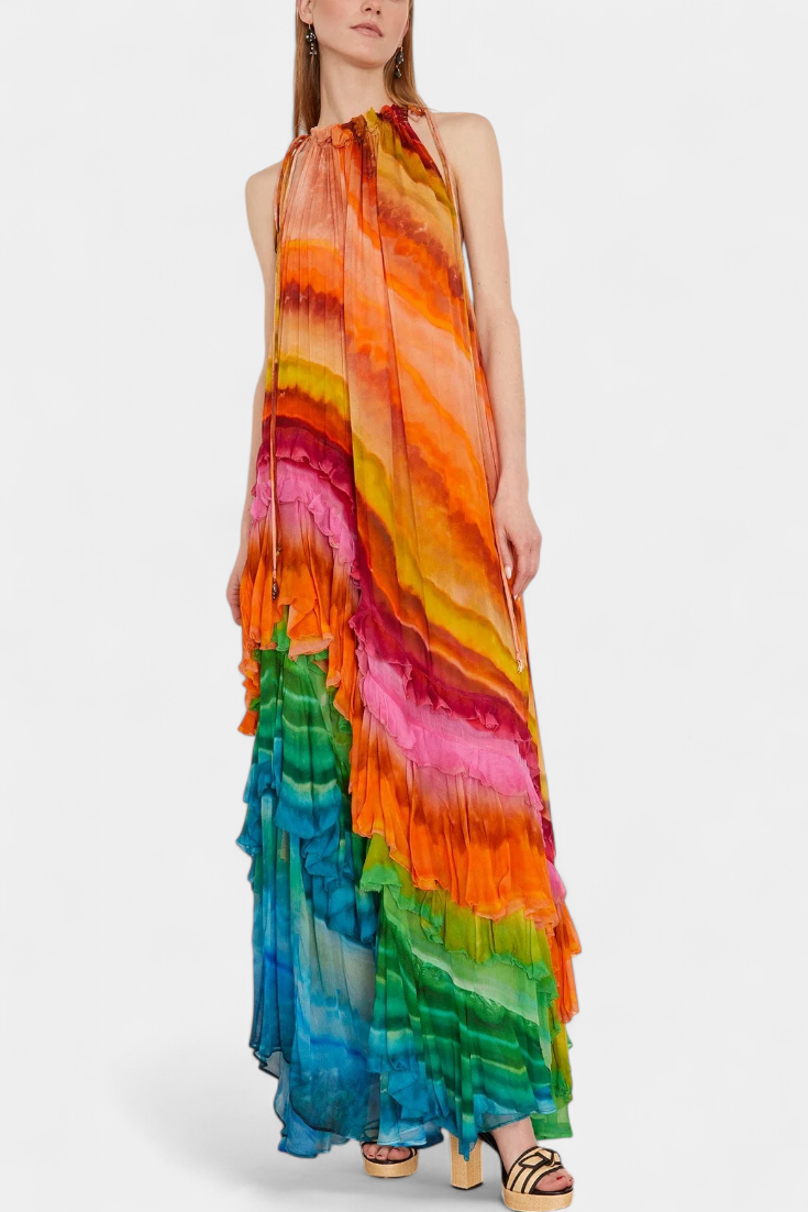 Tori | Robe multicolore