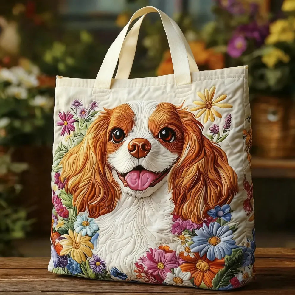 Cachorro Floral | Sac matelassé fait main