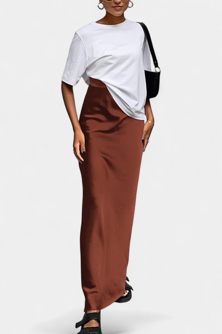Fable | Jupe Maxi Utility de Design Uni et Style Épuré