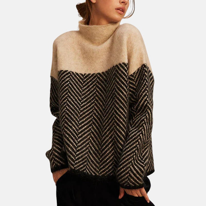 Norah | Pull à col roulé en coton