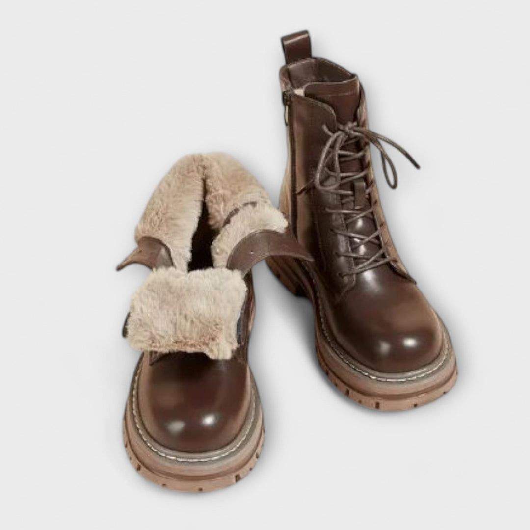 Lourdes | Bottes en Cuir Chaudes, Modernes et Durables