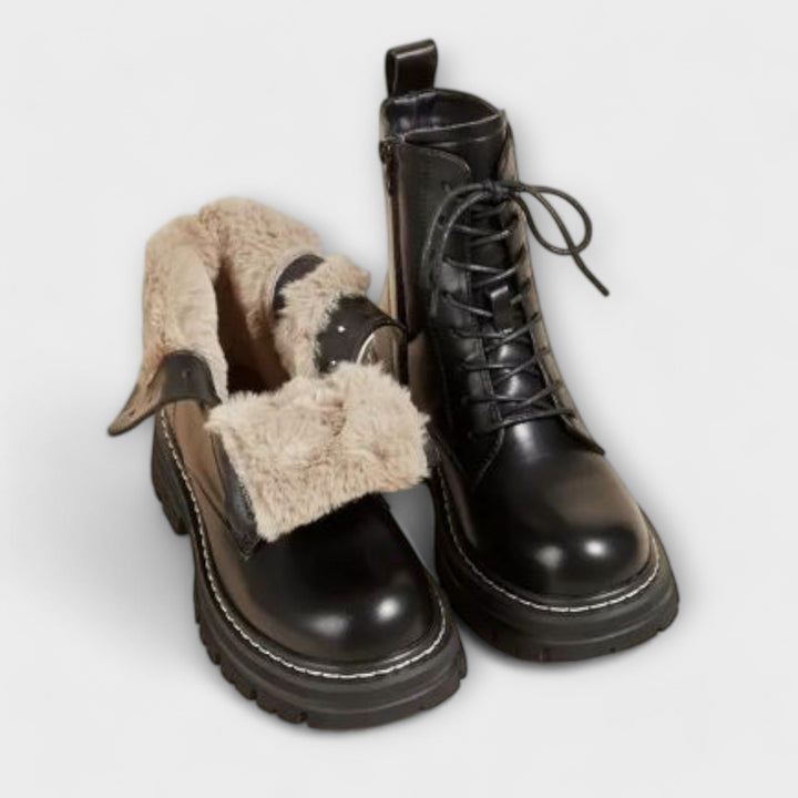 Lourdes | Bottes en Cuir Chaudes, Modernes et Durables
