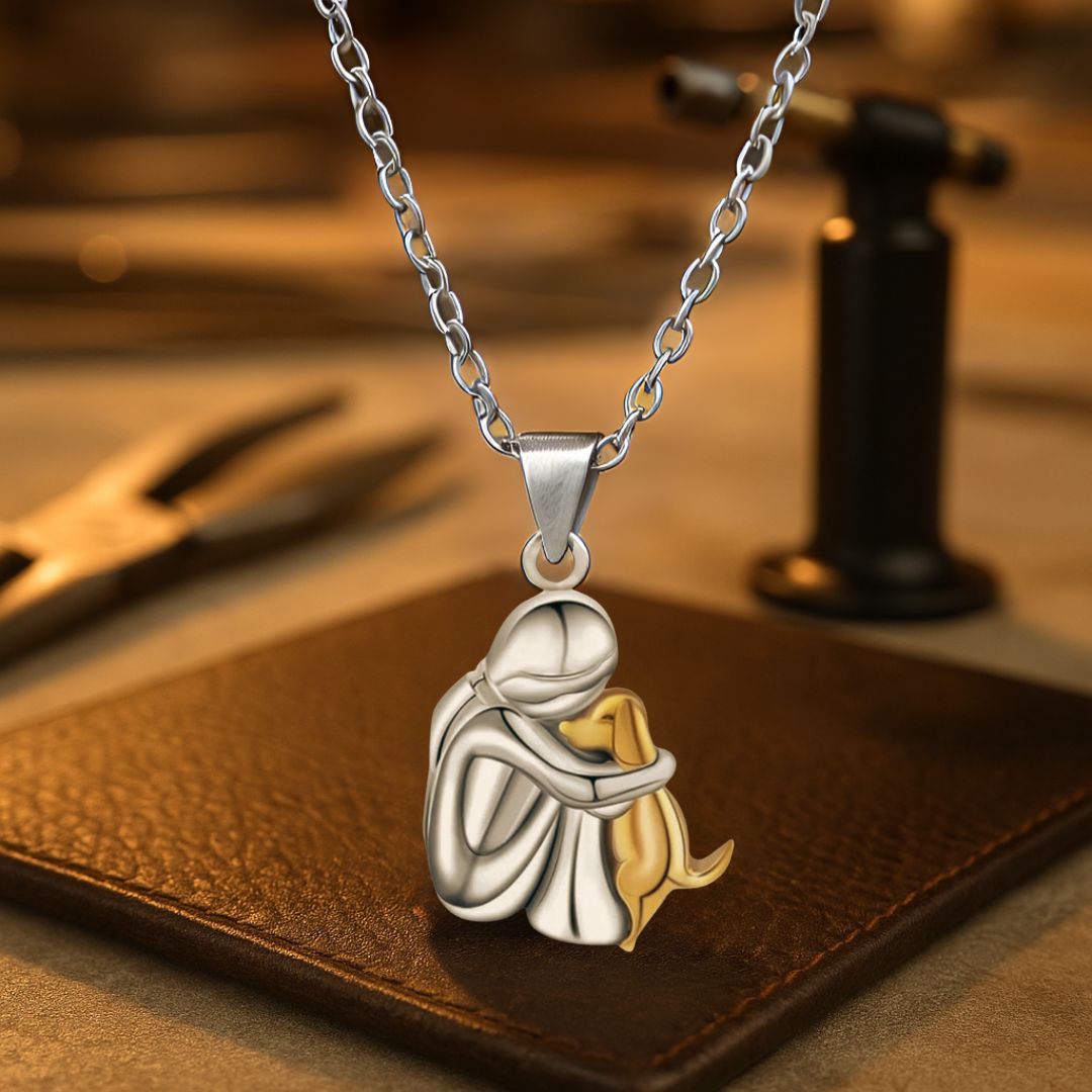 Olivia | Collier avec pendentif en forme de chien