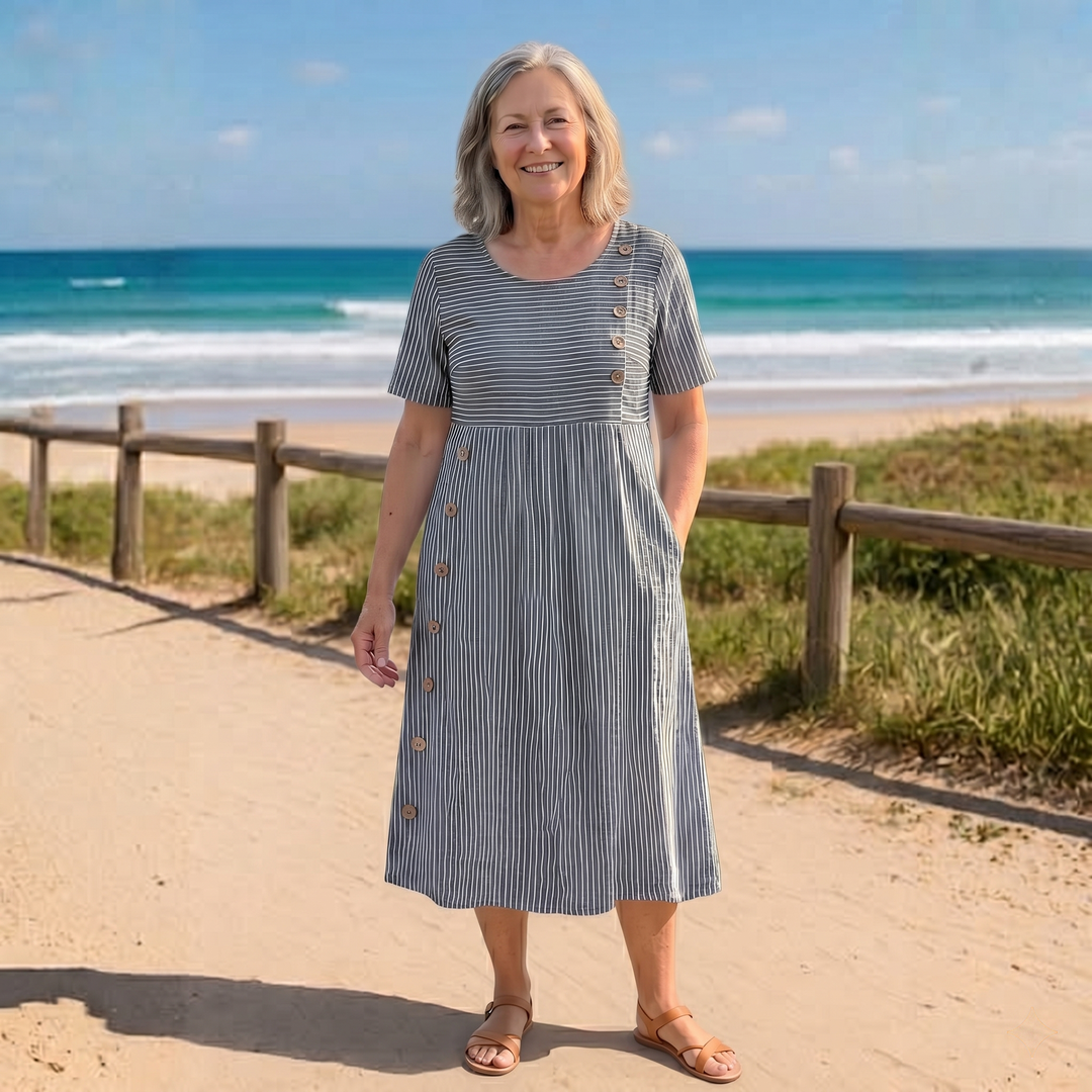 Sofía | Robe d'Été Rayée