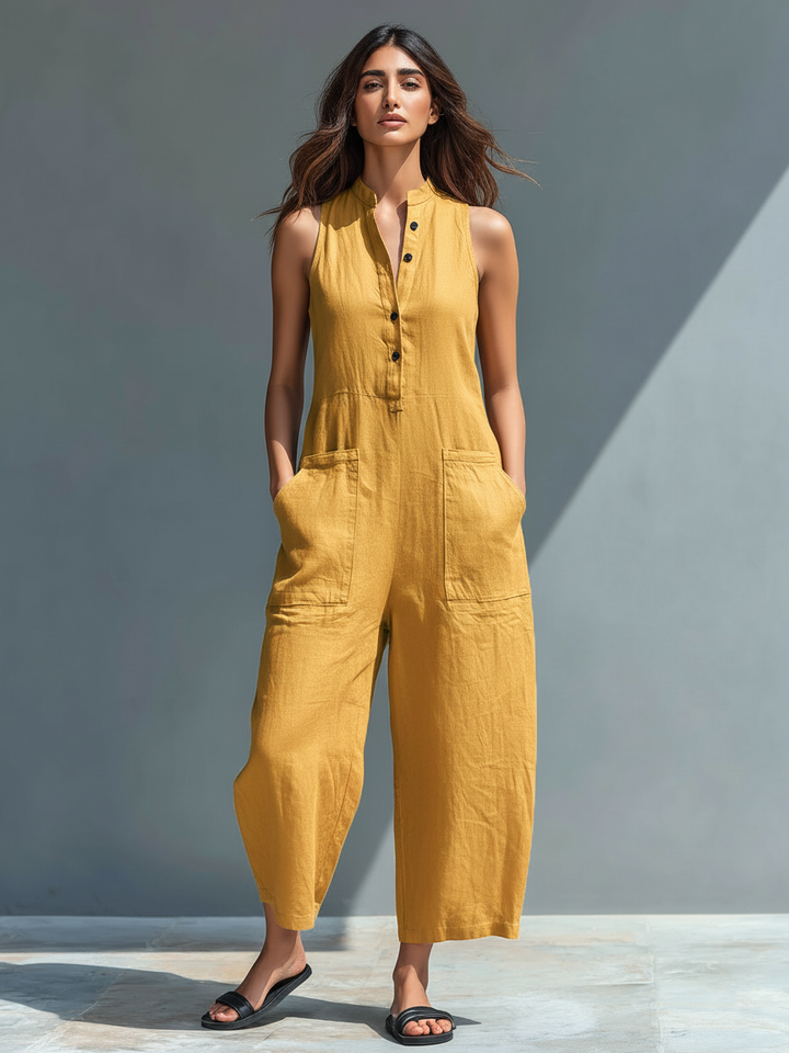 Claudia | Mono minimaliste en lin