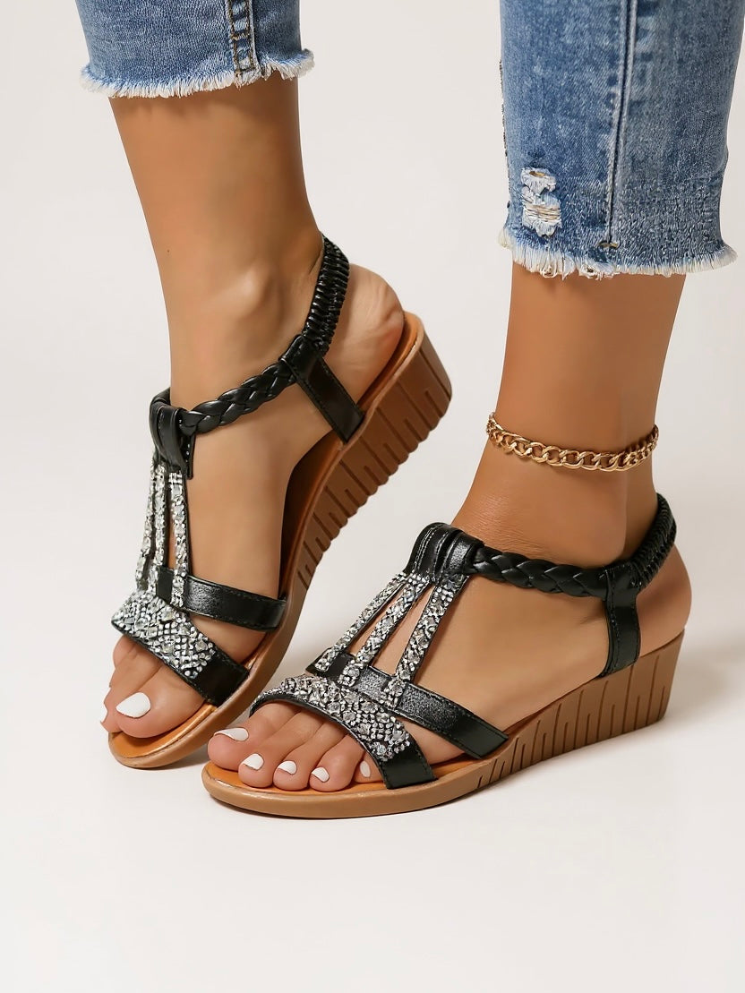 Zara | Sandales à Talons avec Décorations