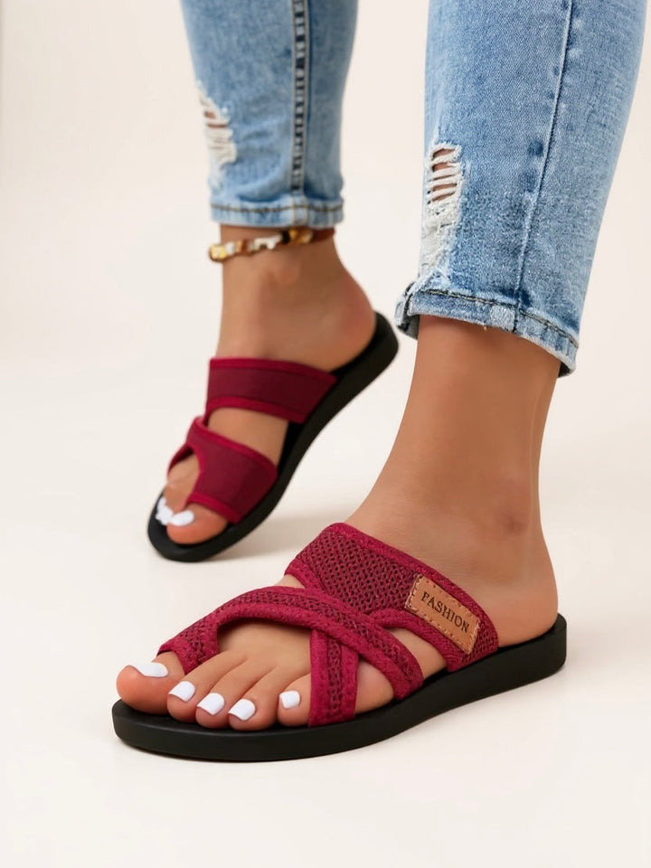 Raya | Sandales Glissantes en Maille et Confort