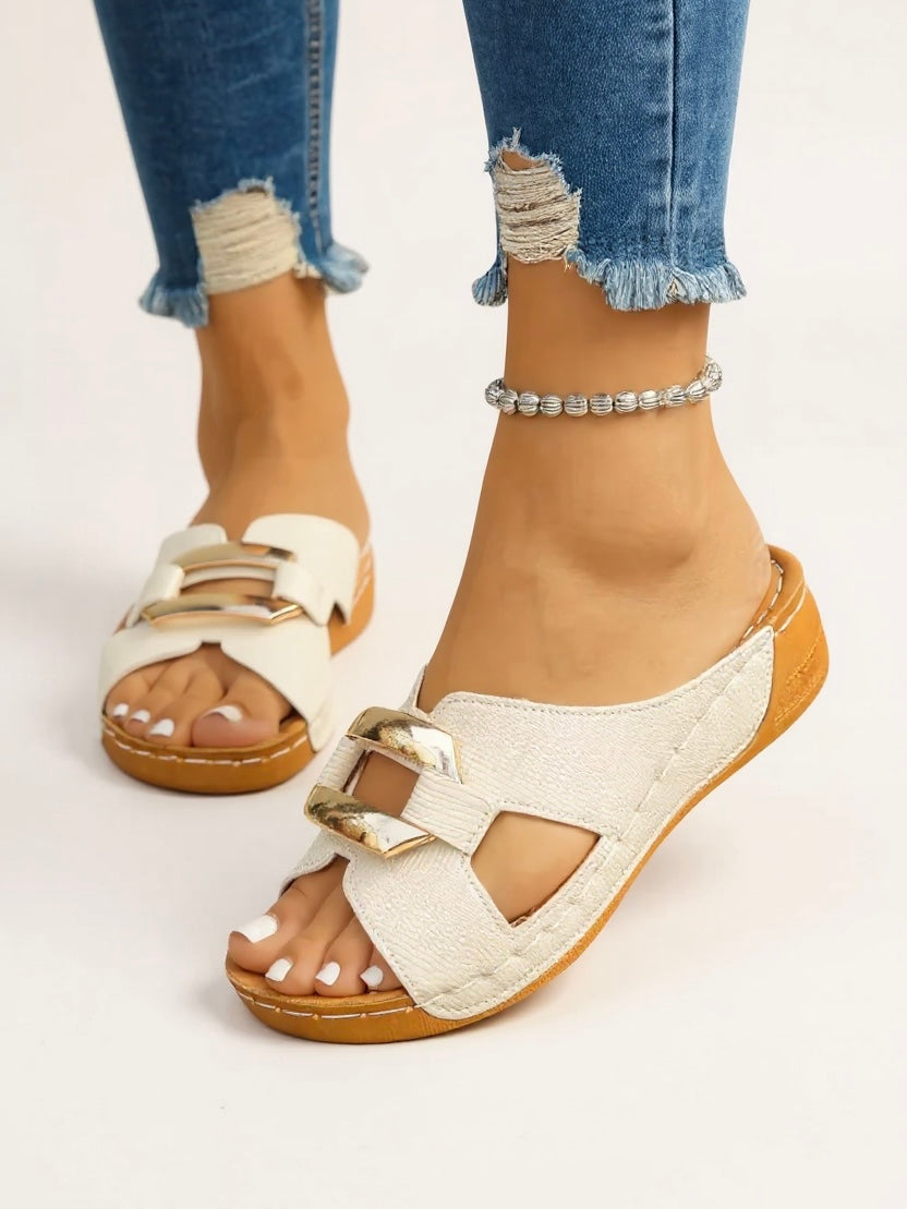 Dara | Sandales à Glissière à Double Boucle