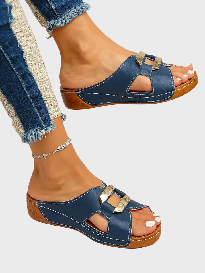 Dara | Sandales à Glissière à Double Boucle