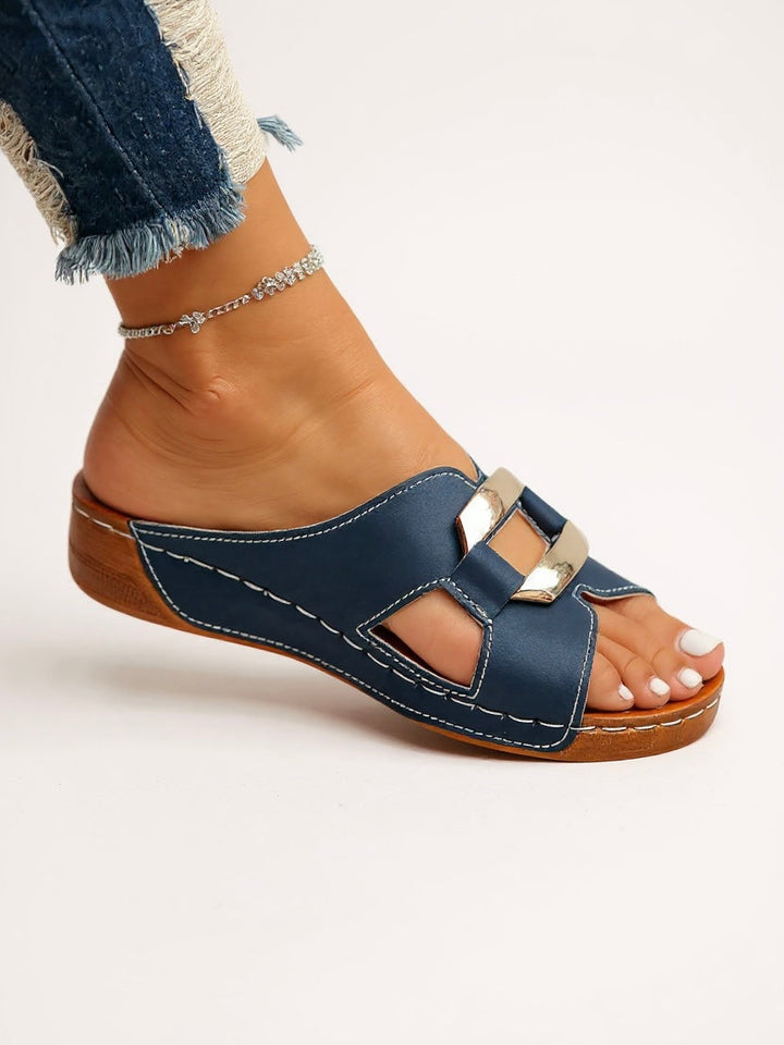 Dara | Sandales à Glissière à Double Boucle
