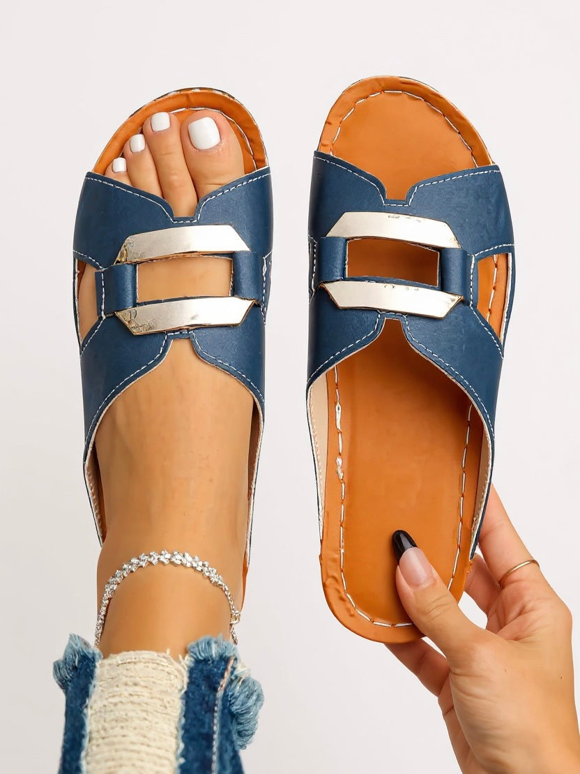 Dara | Sandales à Glissière à Double Boucle