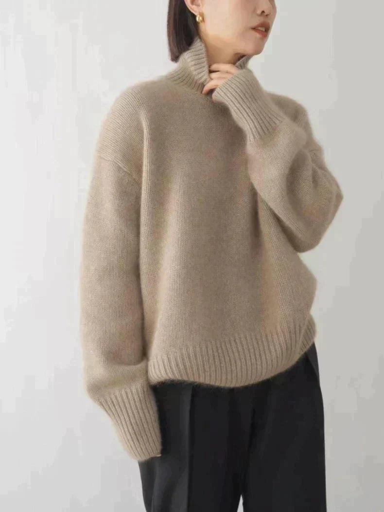 Amaya | Pull à col haut luxueux