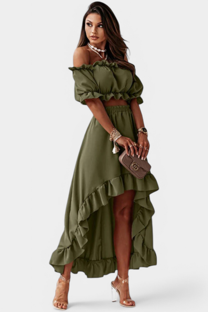 Katja | Ensemble de 2 pièces Off-Shoulder