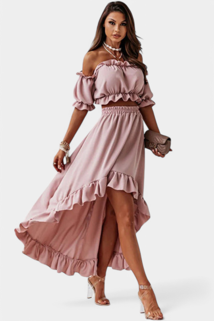 Katja | Ensemble de 2 pièces Off-Shoulder